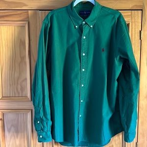 Ralph Lauren Green Classic Fit- XL- LIKE NEW